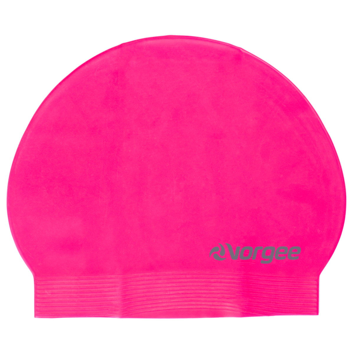 Classic latex swimming cap in Fluro Pink