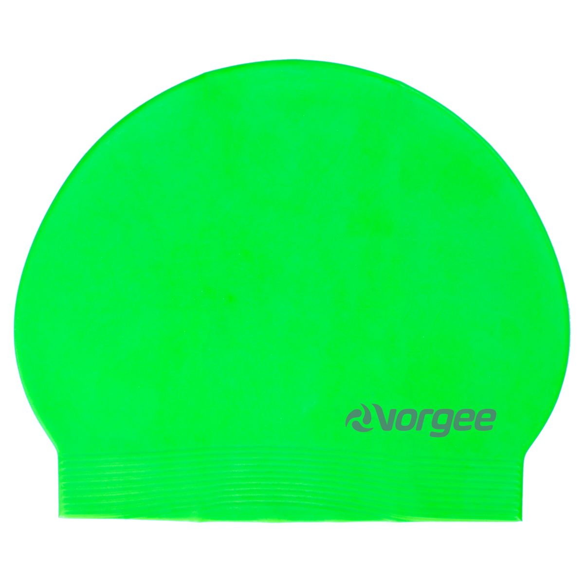 Classic latex swimming cap in Fluro Green 