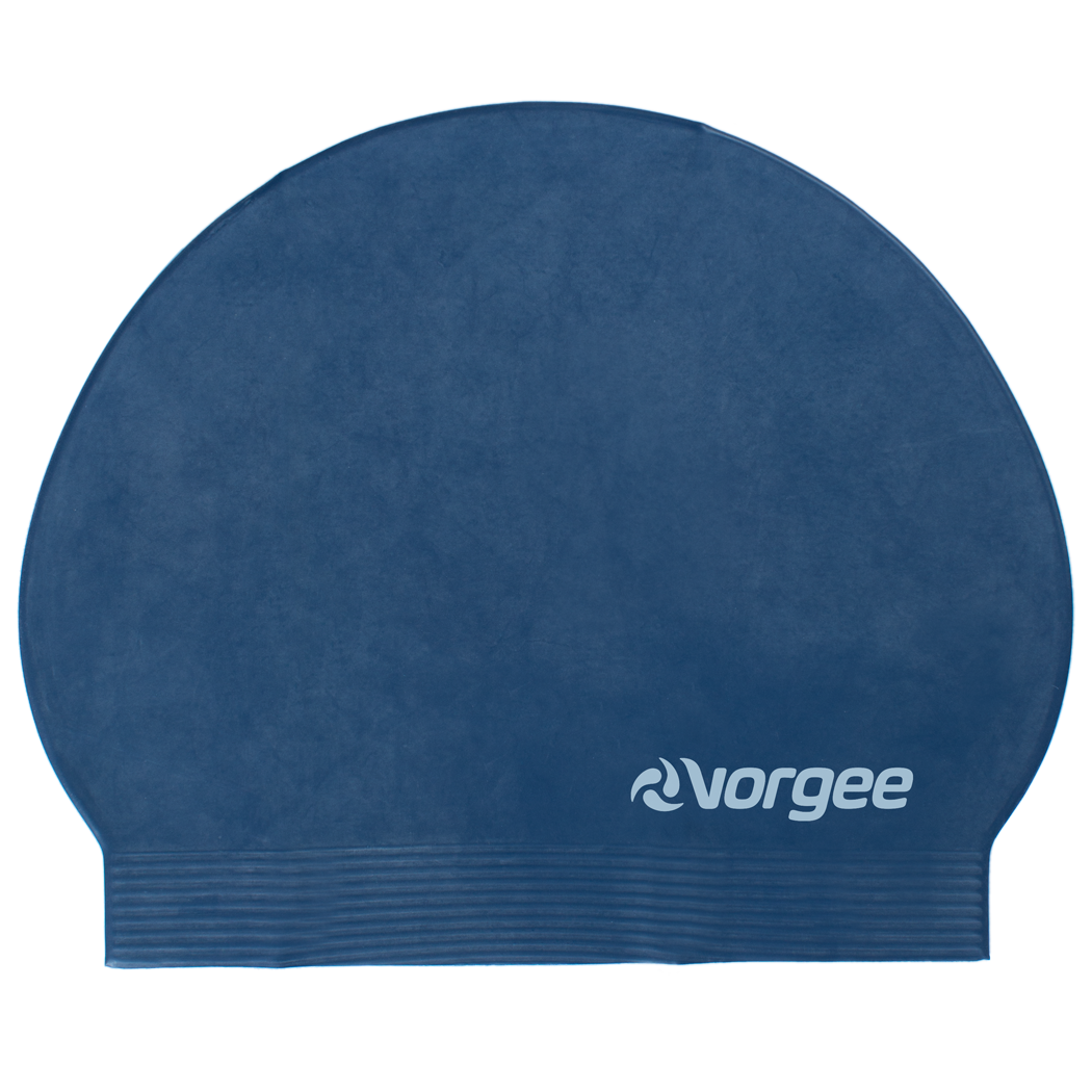 Classic latex swimming cap in Navy