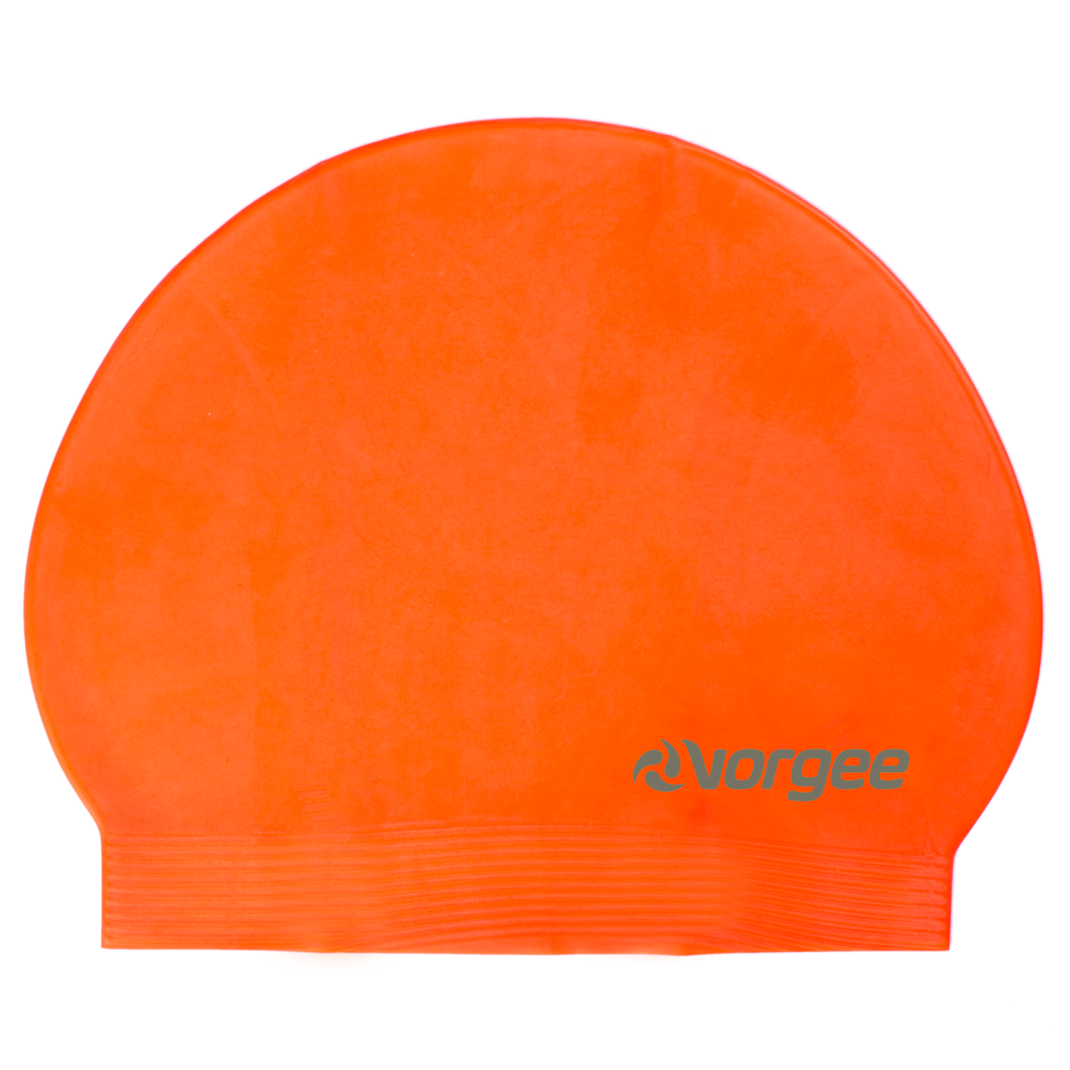 Classic latex swimming cap in Fluro Orange