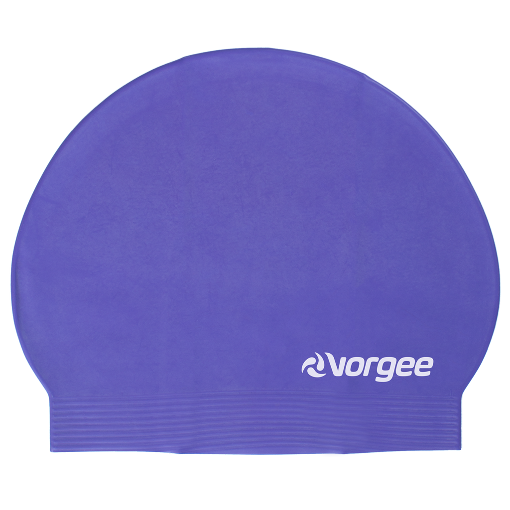 Classic latex swimming cap in Purple