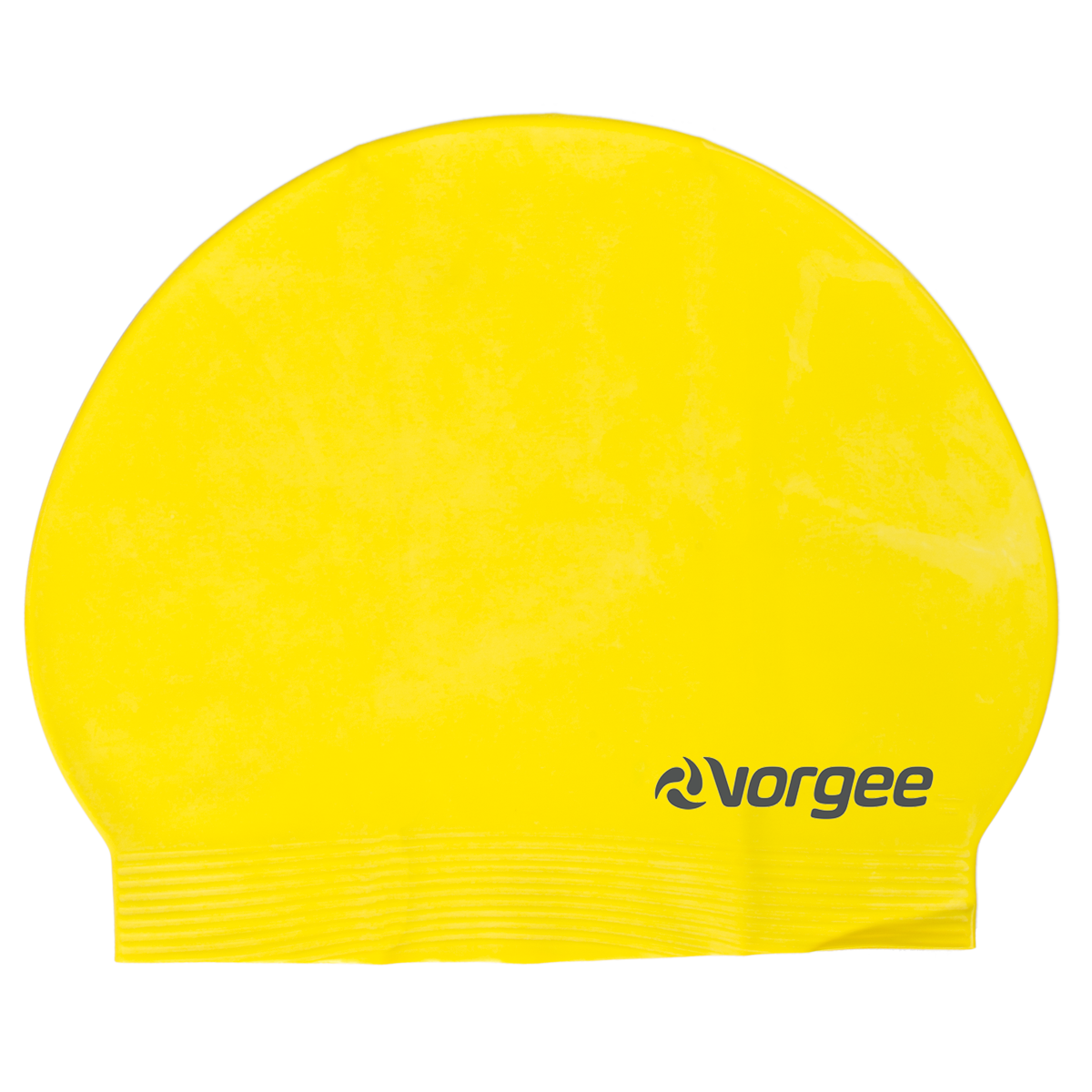 Classic latex swimming cap in Yellow 