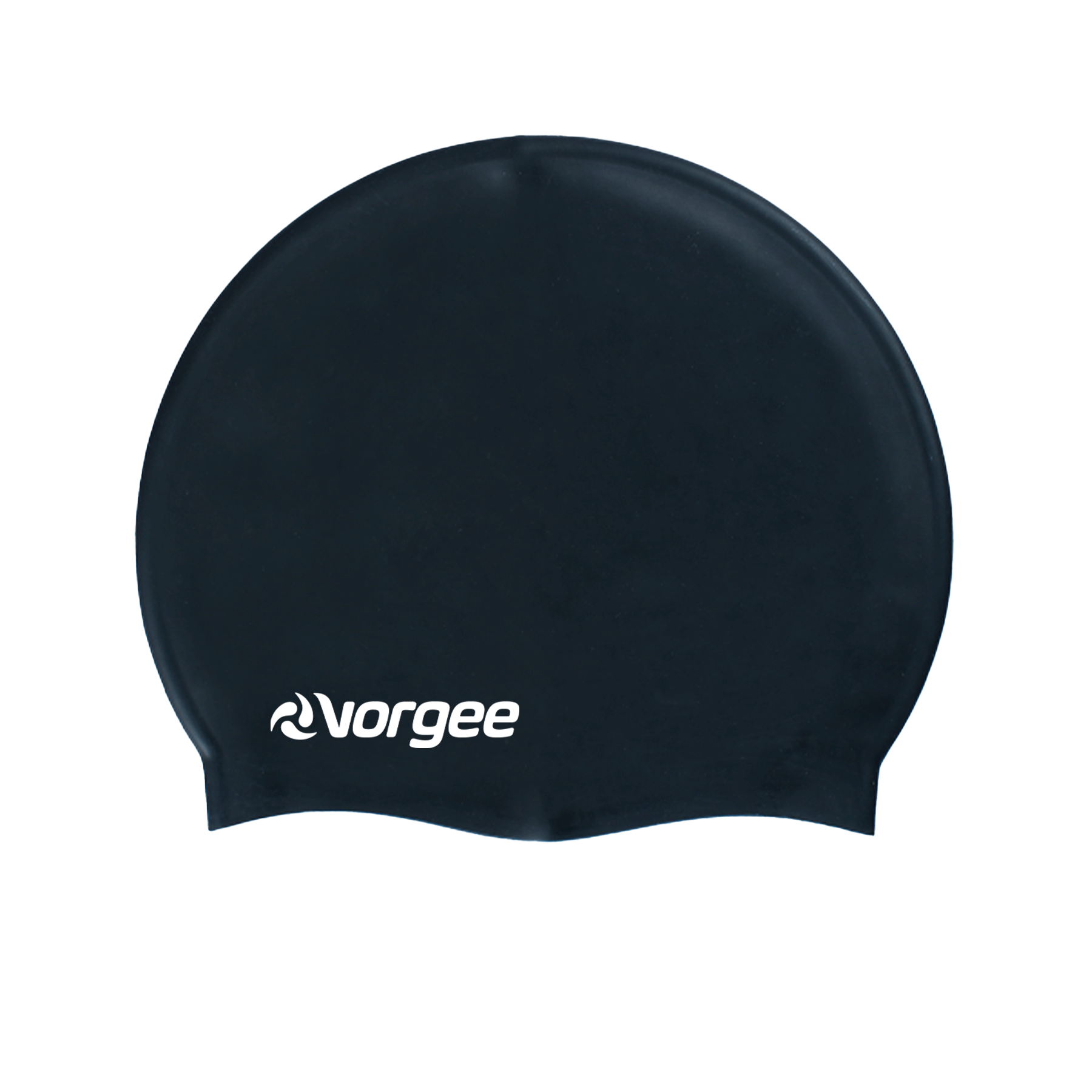 SuperFlex extra stretch silicone swimming cap in Black