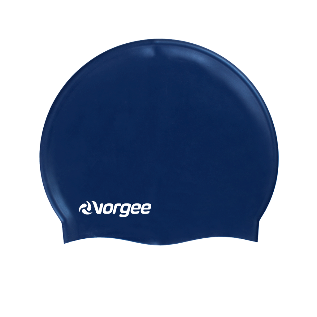 SuperFlex extra stretch silicone swimming cap in Navy