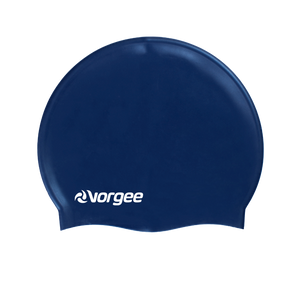 SuperFlex extra stretch silicone swimming cap in Navy
