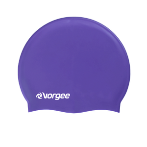 SuperFlex extra stretch silicone swimming cap in Purple