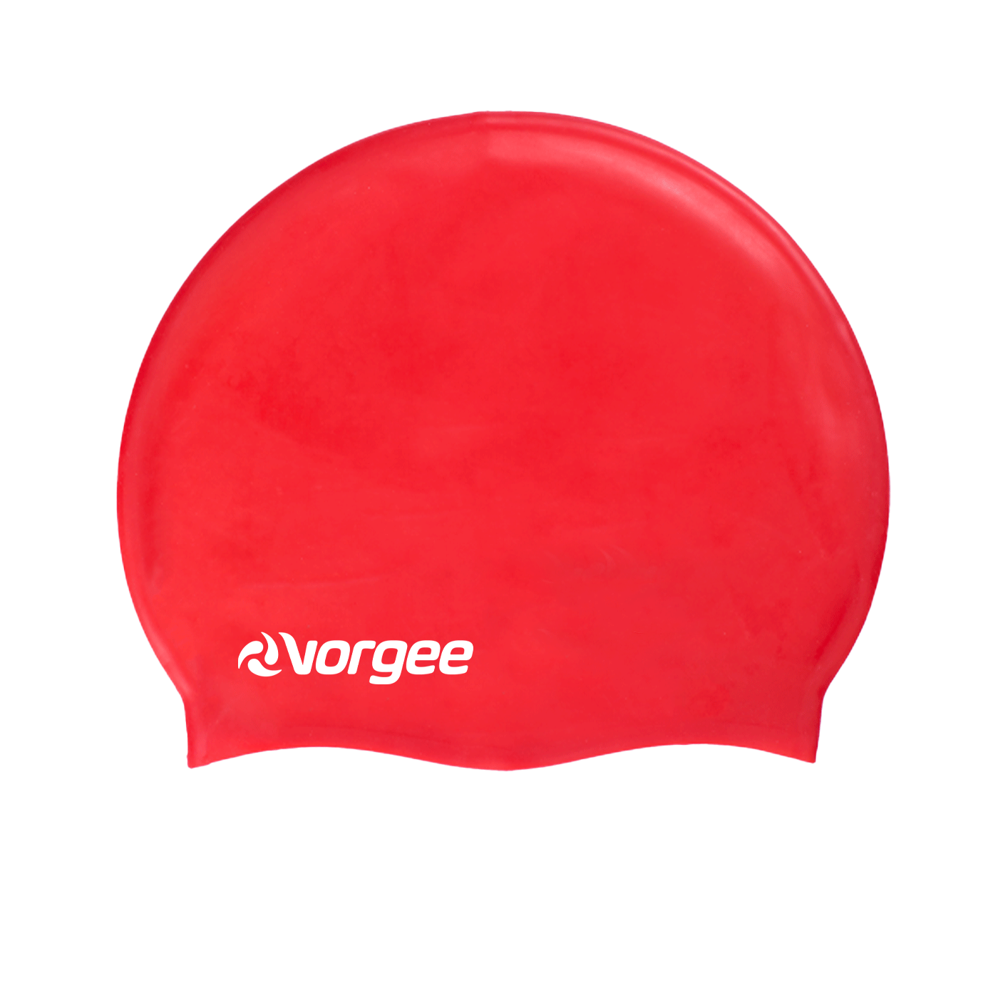 SuperFlex extra stretch silicone swimming cap in Red