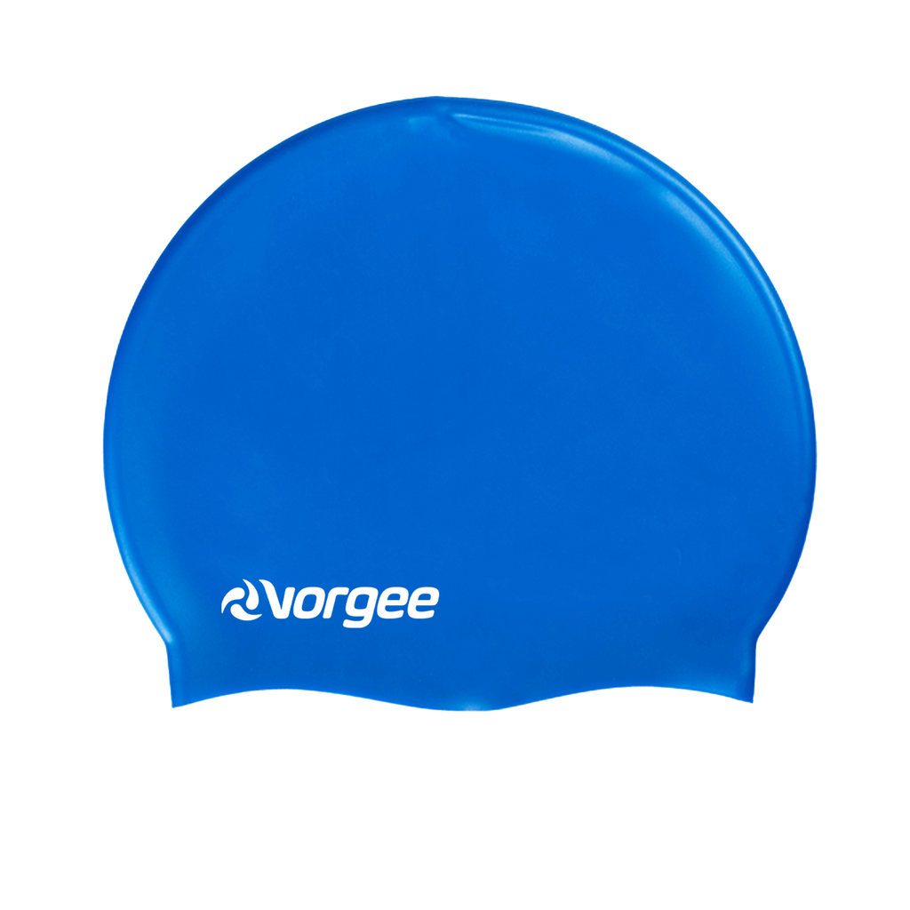 SuperFlex extra stretch silicone swimming cap in Royal Blue