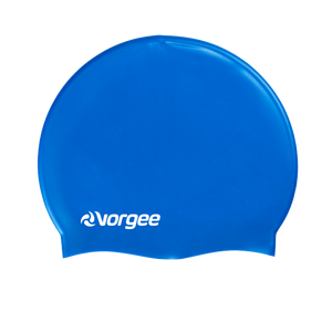 SuperFlex extra stretch silicone swimming cap in Royal Blue