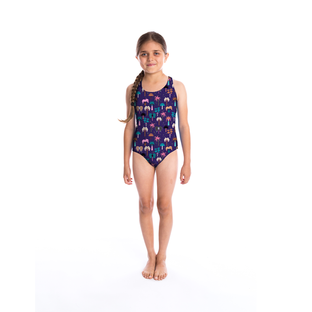Girls Freestyler Printed One Piece Action Back - Iriana