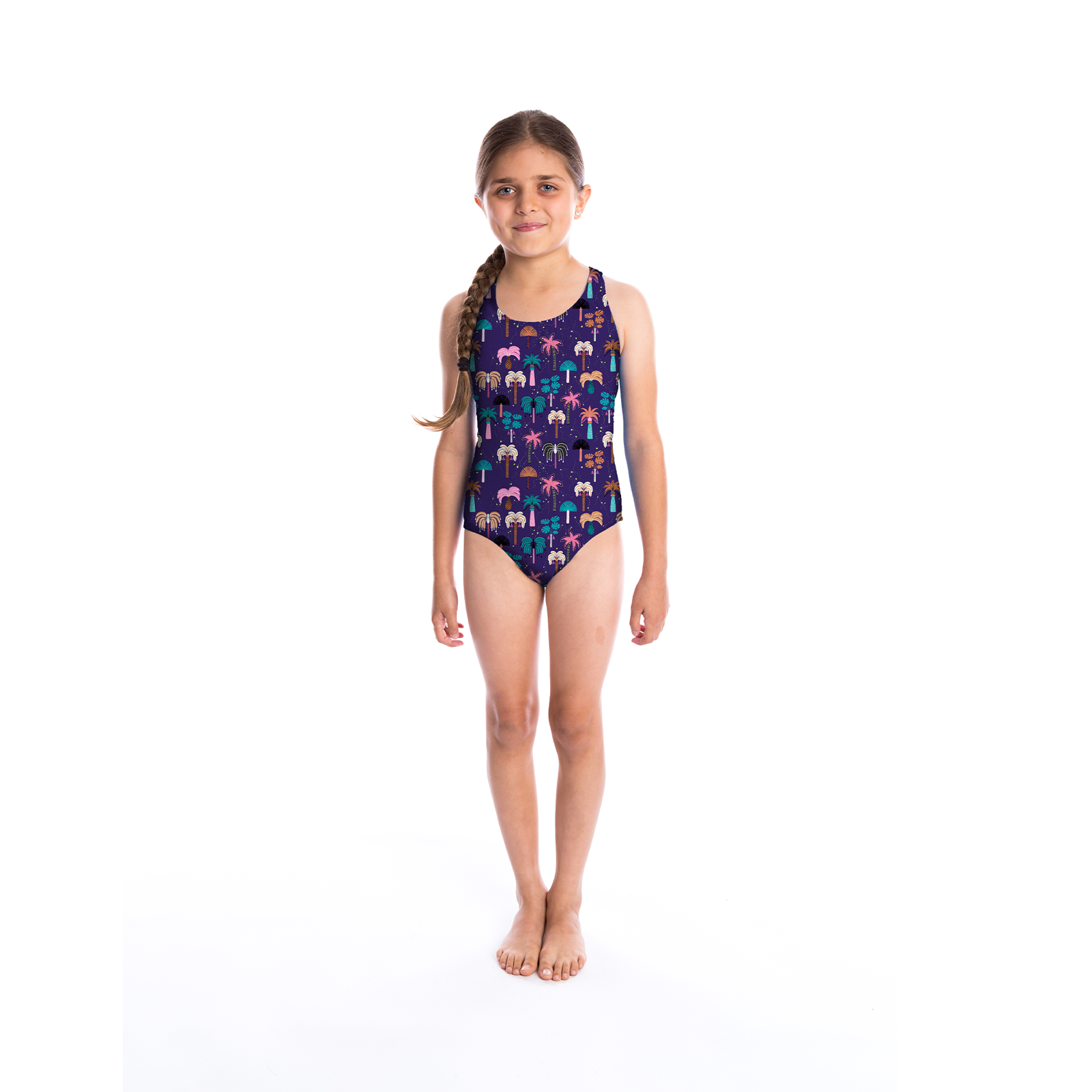 Girls Freestyler Printed One Piece Action Back - Iriana