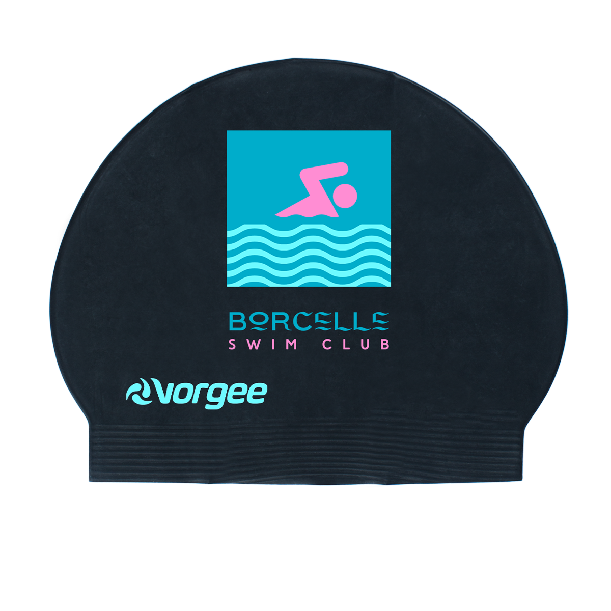 Logo Printed | Standard Latex Swim Cap