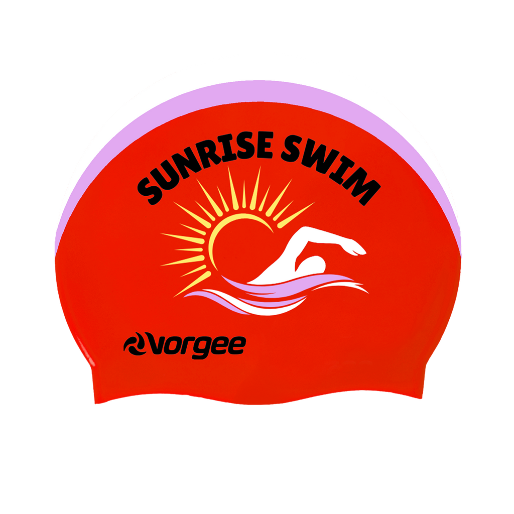 Logo Printed | Seamless Silicone Swim Cap