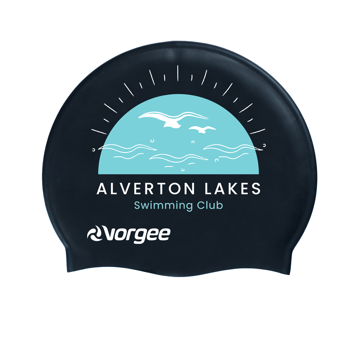 Logo Printed | Standard Silicone Swim Cap