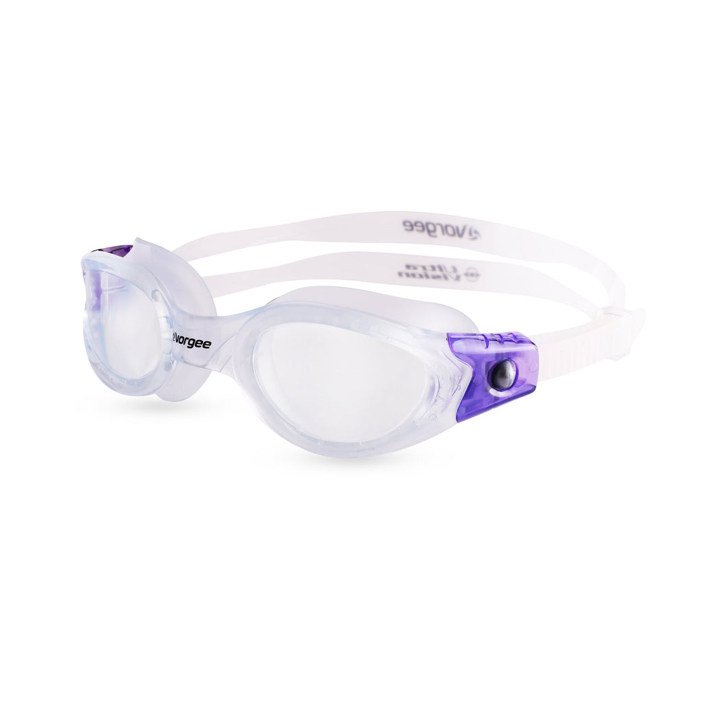 Vortech Clearswimming goggle in Clear & Purple  
