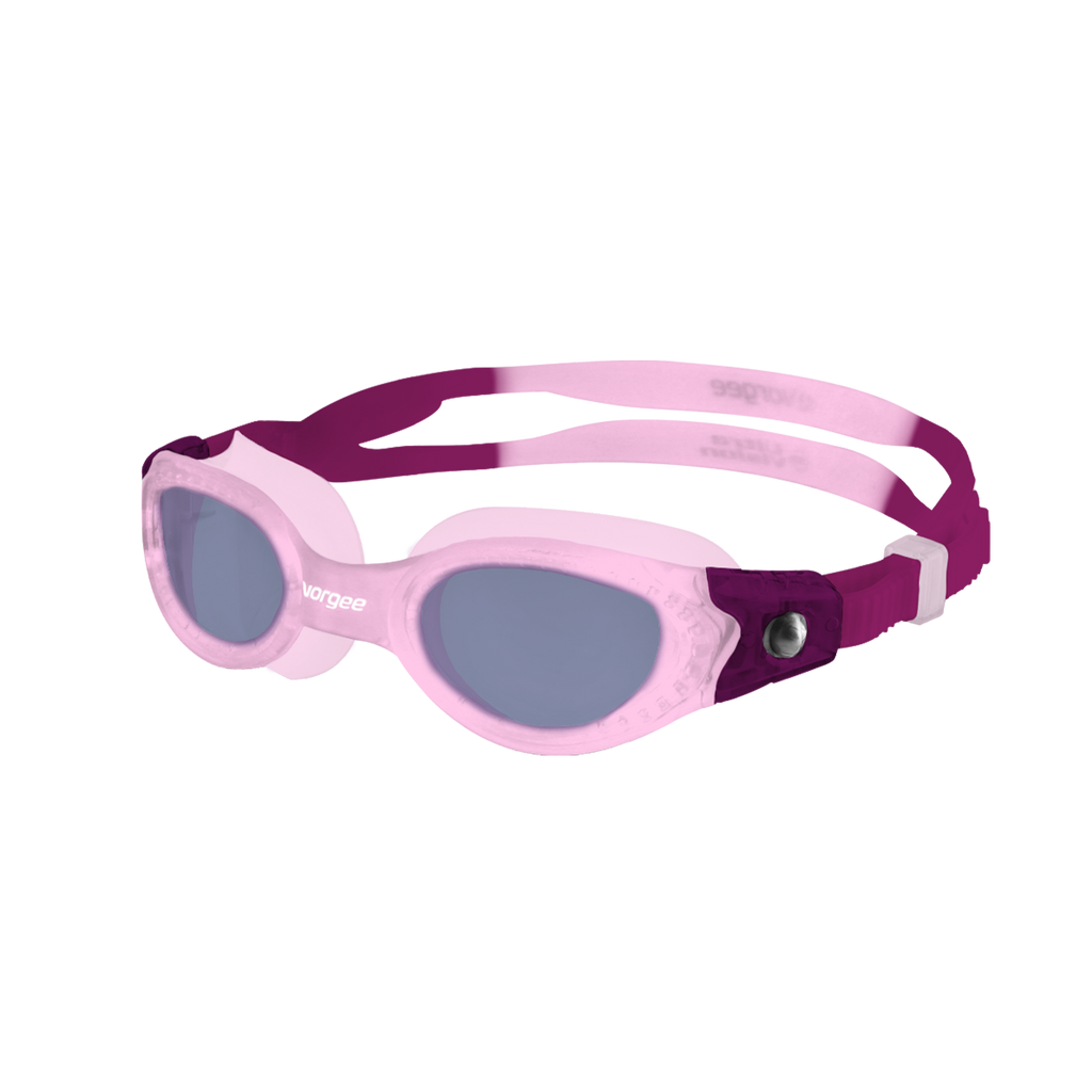 Vortech Junior Tint junior swimming goggle in Musk & Plum