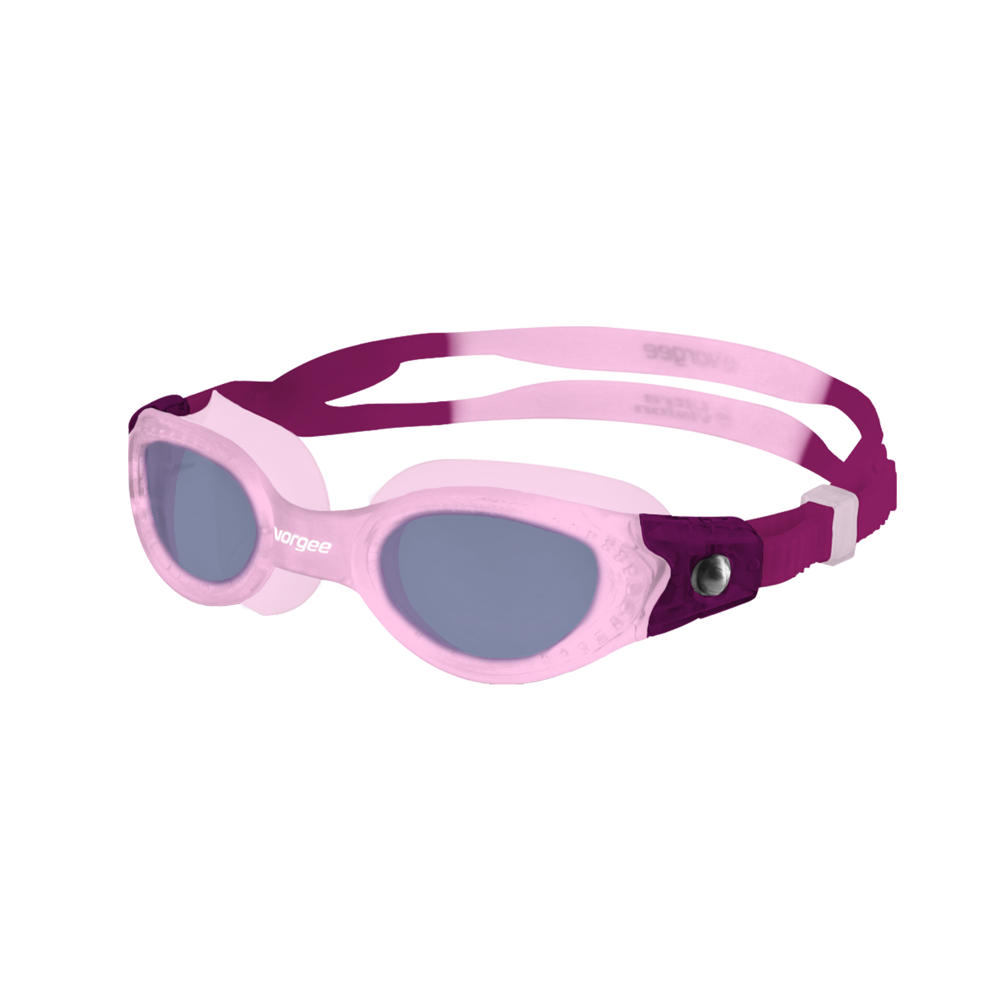 Vortech Junior Tint junior swimming goggle in Musk & Plum