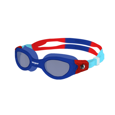 Vortech Junior Tint junior swimming goggle in Navy, Blue & Red