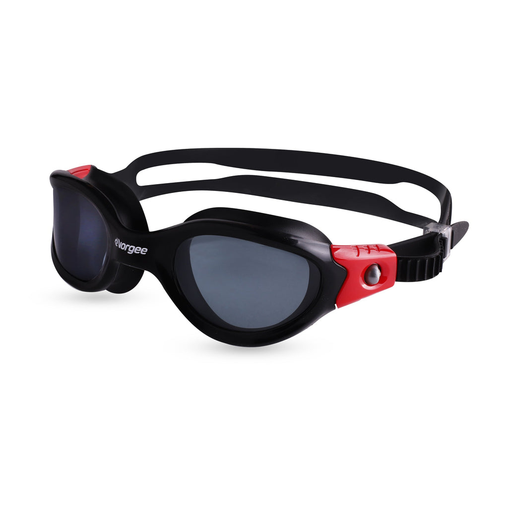 Vortech Max Tint swimming goggle in Black & Red 