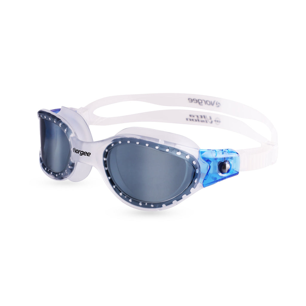 Vortech Max Tint swimming goggle in Clear & Blue