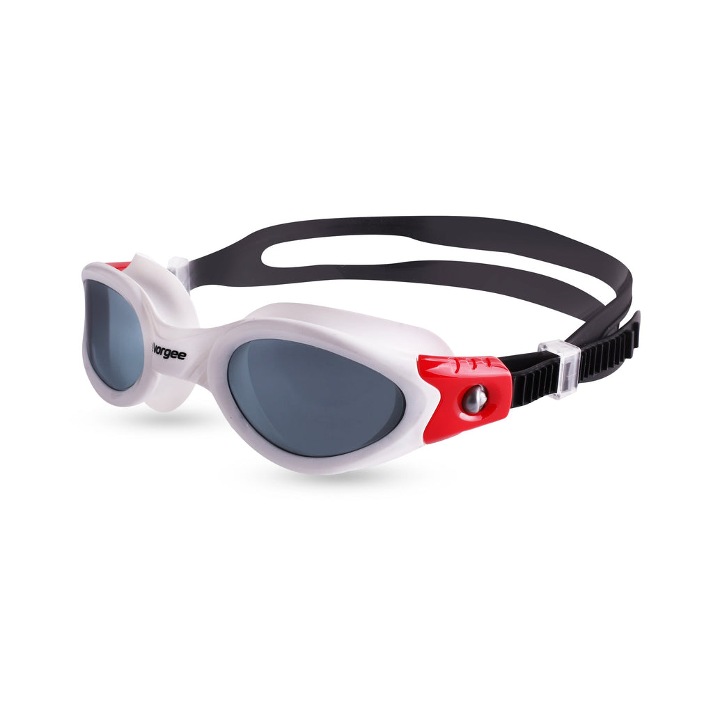 Vortech Tint swimming goggle in White & Red 