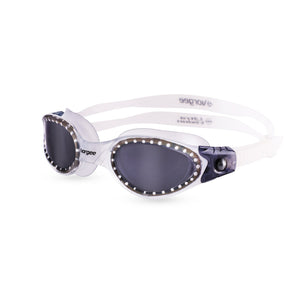 Vortech Polarised swimming goggle in Clear & Black 