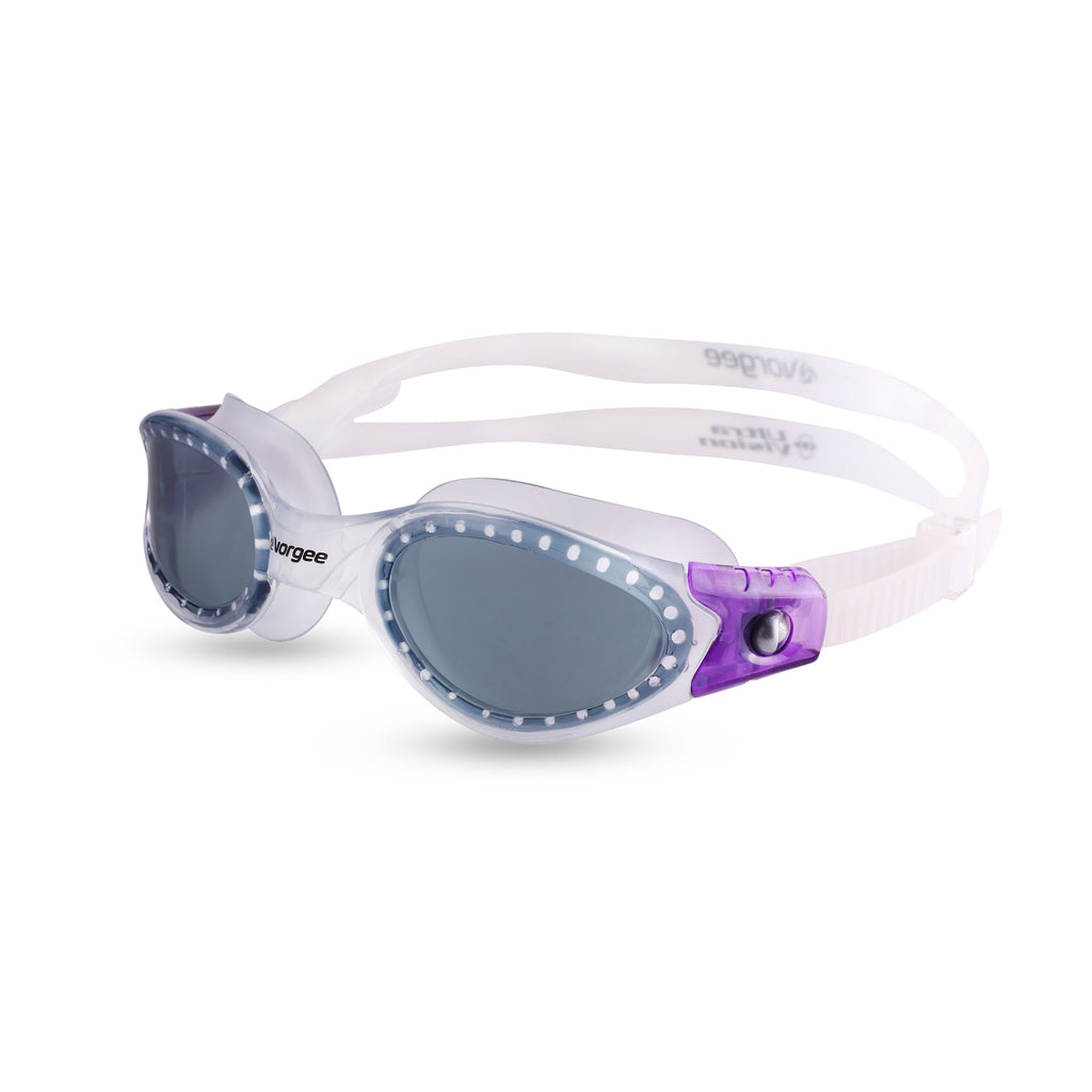 Vortech Tint swimming goggle in Clear & Purple  