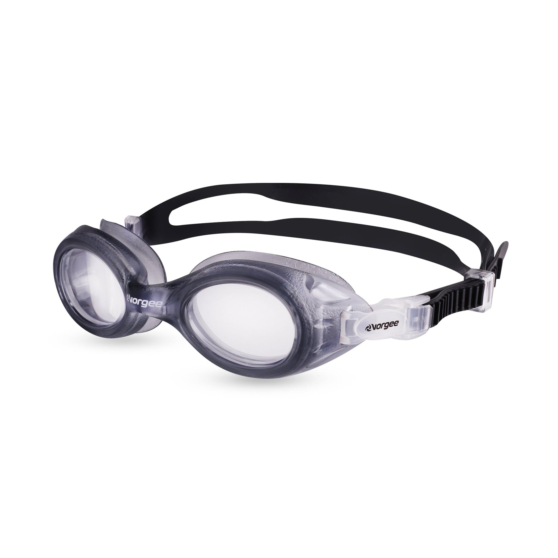 Voyager Junior Clear junior swimming goggle in Black
