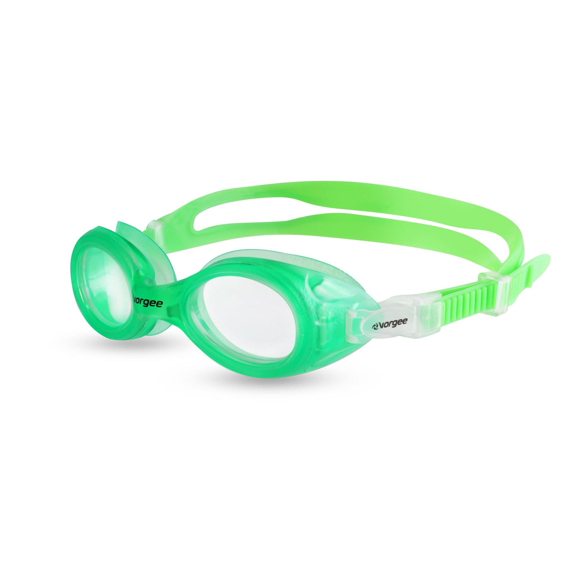 Voyager Junior Clear junior swimming goggle in Green
