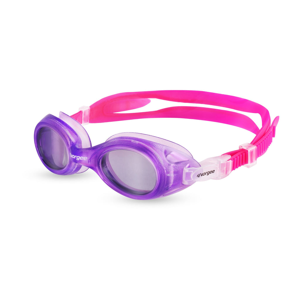 Voyager Junior Tint junior swimming goggle in Purple & Pink 