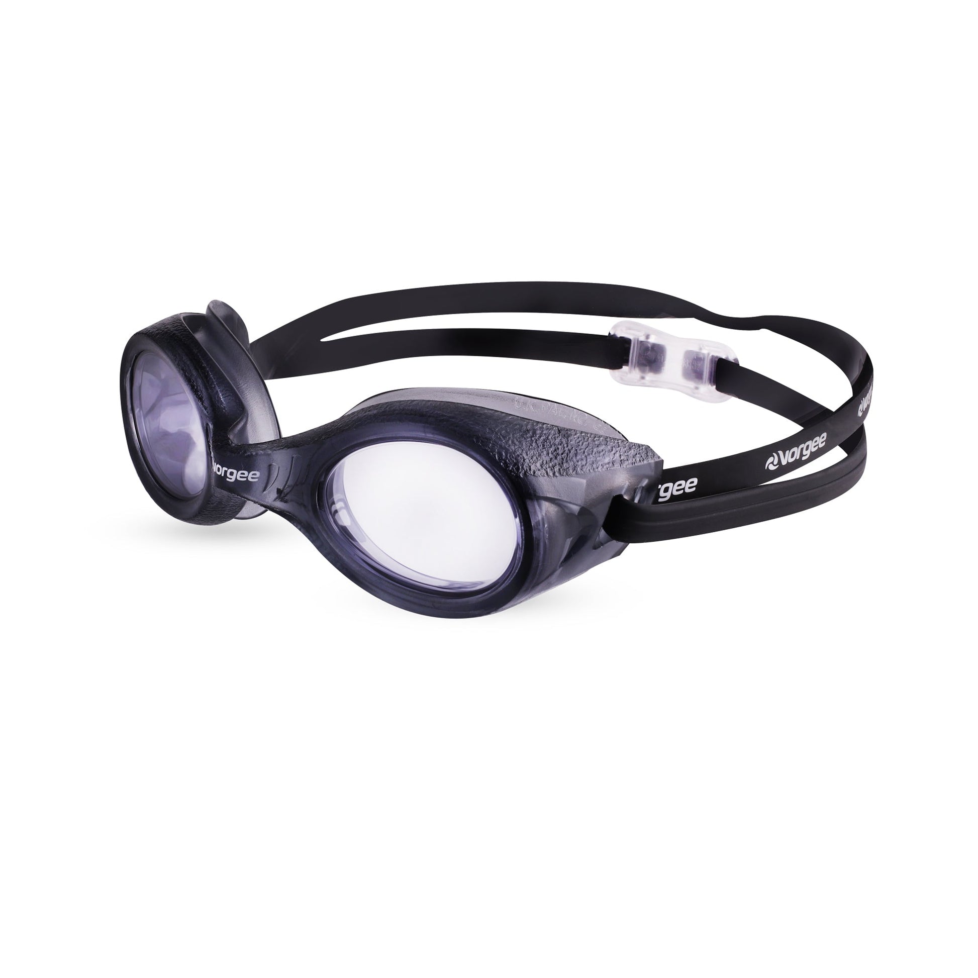 Voyager Clear swimming goggle in Black 