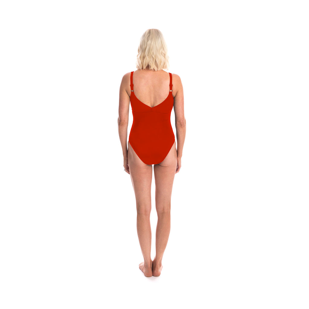 Womens Nova One Piece Shape & Support - Red